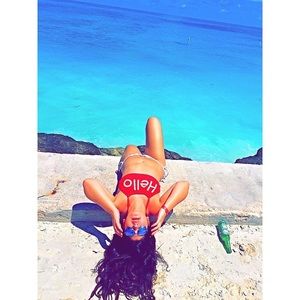 Wildfox Bikini Top HELLO babes